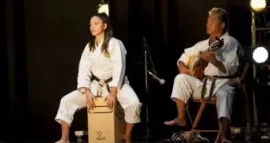 Karate al ritmo de música