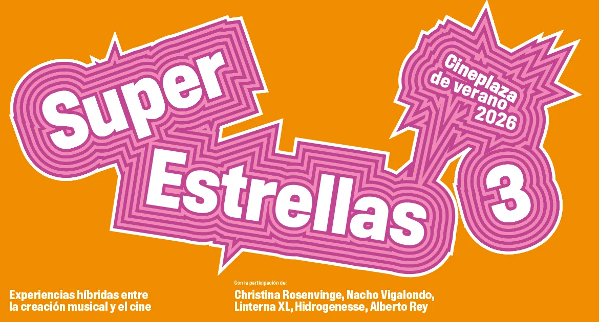 Ilustración psicodélica con la leyenda Superestrellas 3