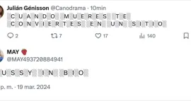 Cuando te mueres te conviertes en un sitio Pussy in Bio