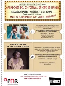 Plataforma Nuevos realizadores – Ganadores del 25 Festival de Cine de Madrid